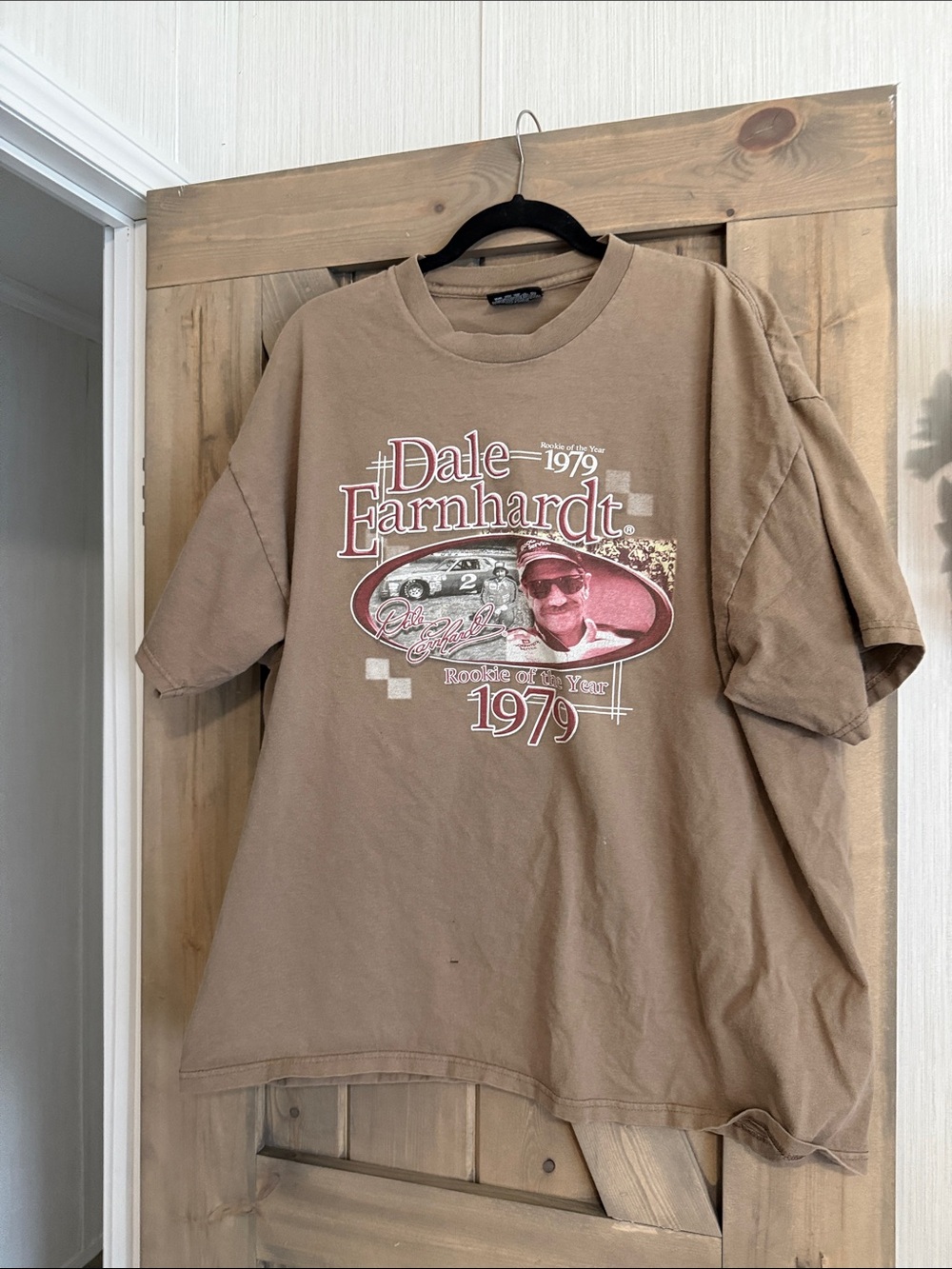 Chase Authentics Brown Dale Earnhardt 1979 Graphic Tee